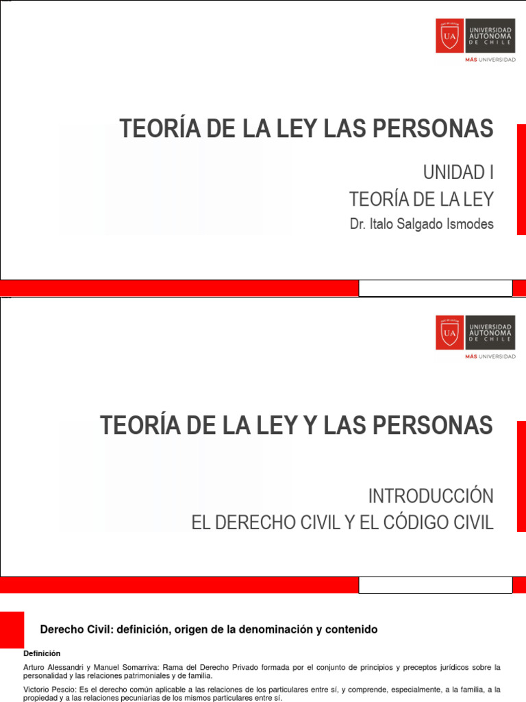TLey 01 01 | PDF | Derecho Civil (Common Law) | Propiedad
