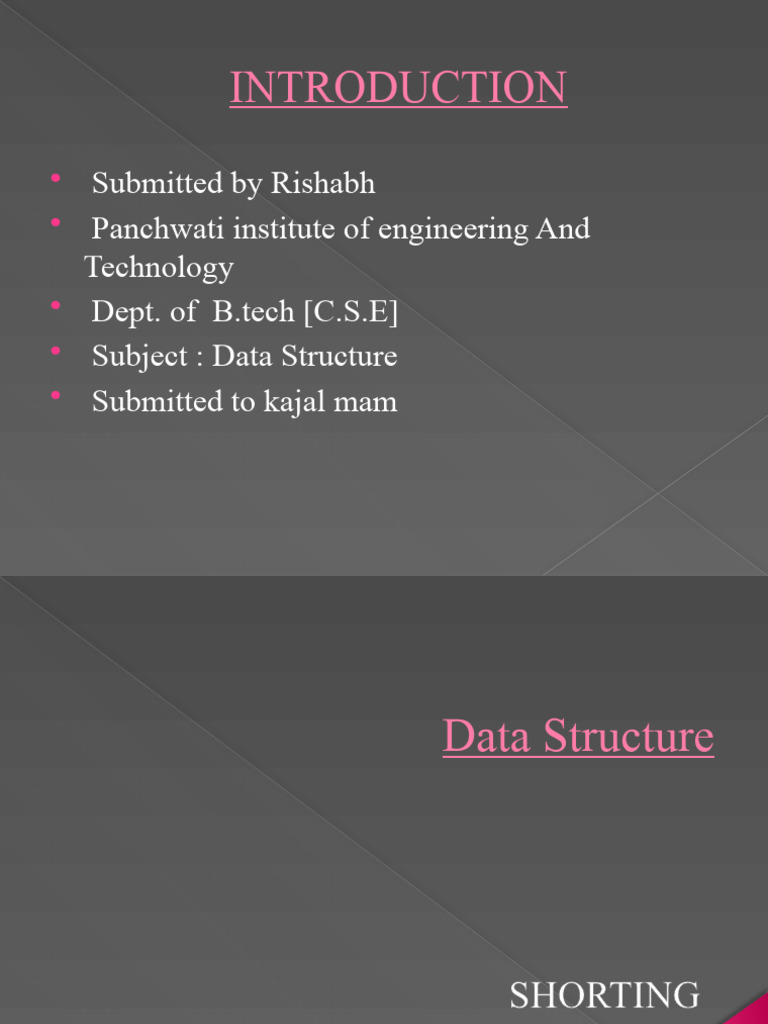 Data Structure (RISHABH) | PDF | Theoretical Computer Science | Applied ...
