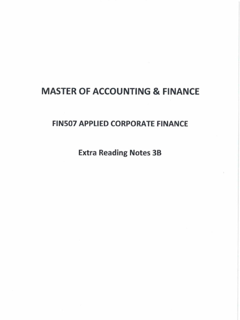 Extra Reading Notes 3 (B) | PDF