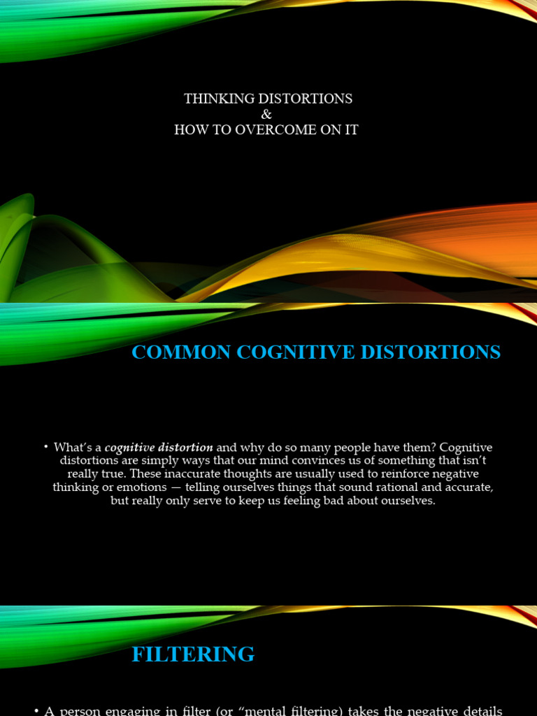 Overcoming Cognitive Distortions Guide | PDF | Personality Disorder ...