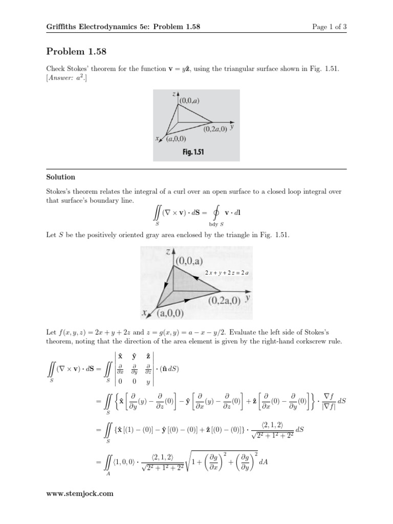 Griffiths ED5 e CH 1 P 58 | PDF | Linear Algebra | Multivariable Calculus