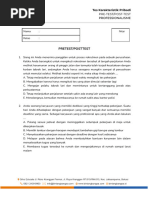 Contoh Soal Pre-Test dan Post-Test | PDF