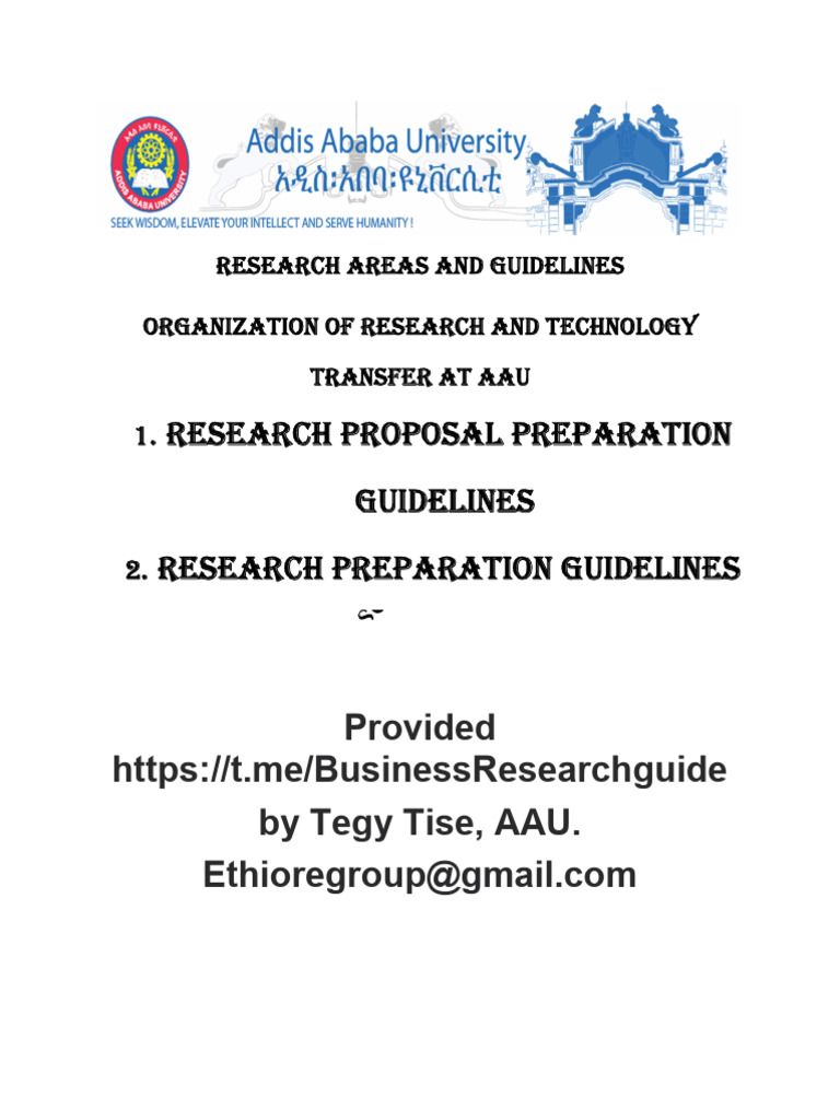 AAU Research and Proposal Guidelines | PDF | Risk | Policy