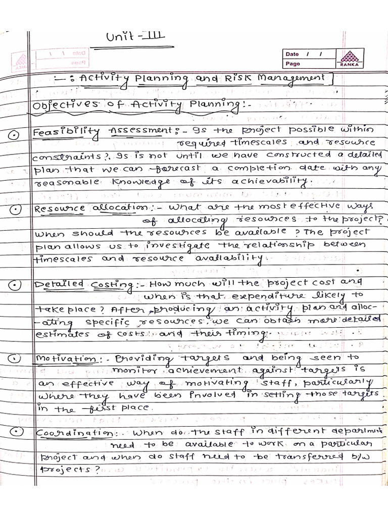 SPM Unit 3 - 4 Notes | PDF