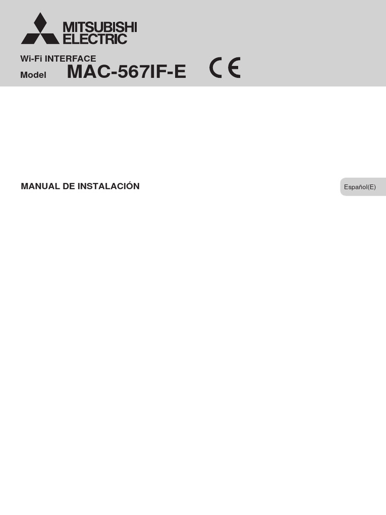 Manual instalacion mitsubishi mac 567if e pdf wifi tornillo