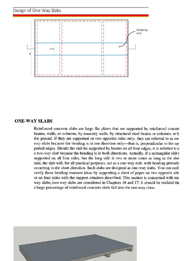 Design Of One Way Slab Pdf