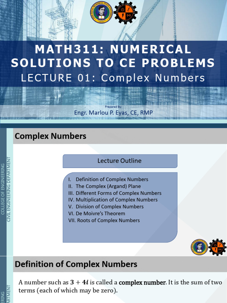 Complex Numbers in Engineering Mathematics | PDF | Complex Number | Numbers