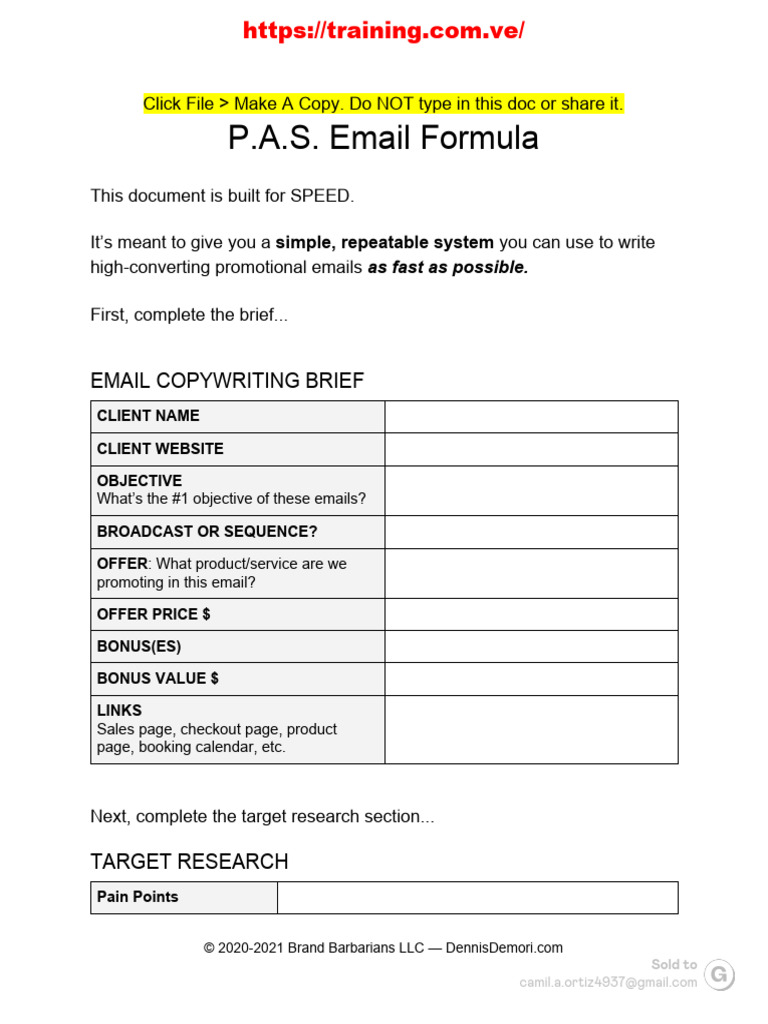 Email Copywriting for Marketers | PDF | Copywriting | Private Sector