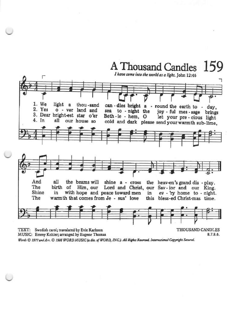A Thousand Candles | PDF