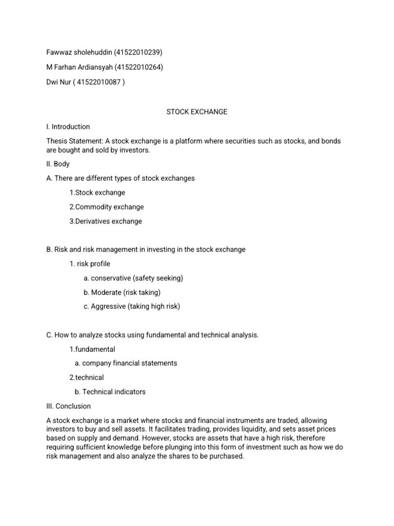 Efc Outline | PDF
