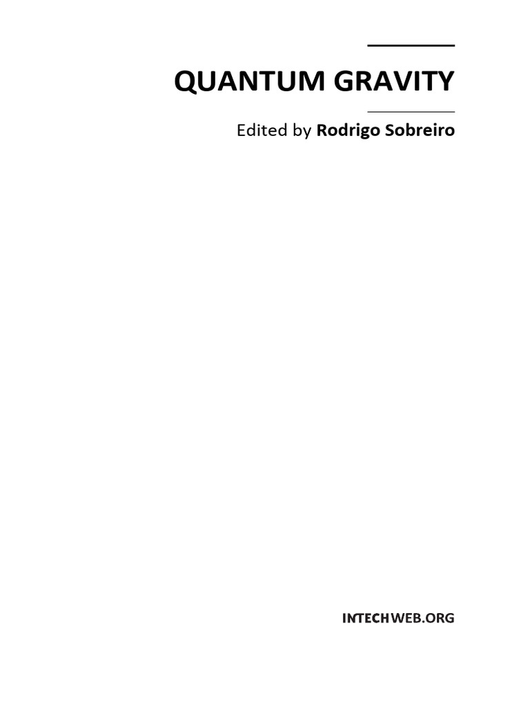 Quantum Gravity | PDF | Quantum Gravity | Gravity