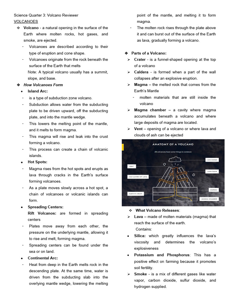 Magma Chamber: Volcano Basics | PDF | Volcano | Types Of Volcanic Eruptions