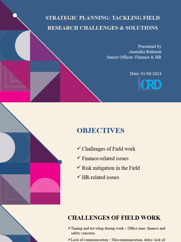 Field Research Challenges & Solutions Guide | PDF | Risk | Business