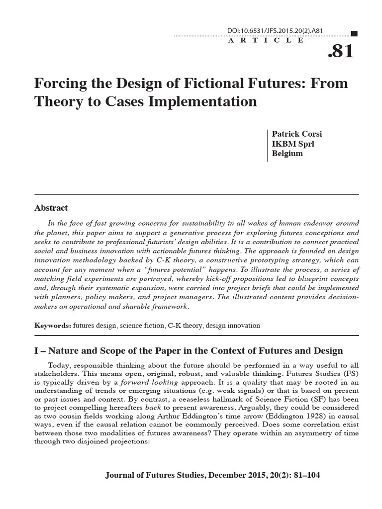 Corsi, P. (2015) - Forcing The Design of Fictional Futures - From ...