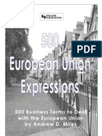 500 EU Terms English to Spanish