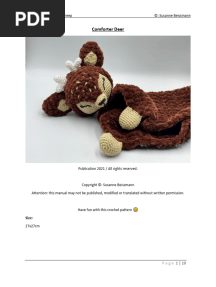 Crochetpattern ComforterDeer