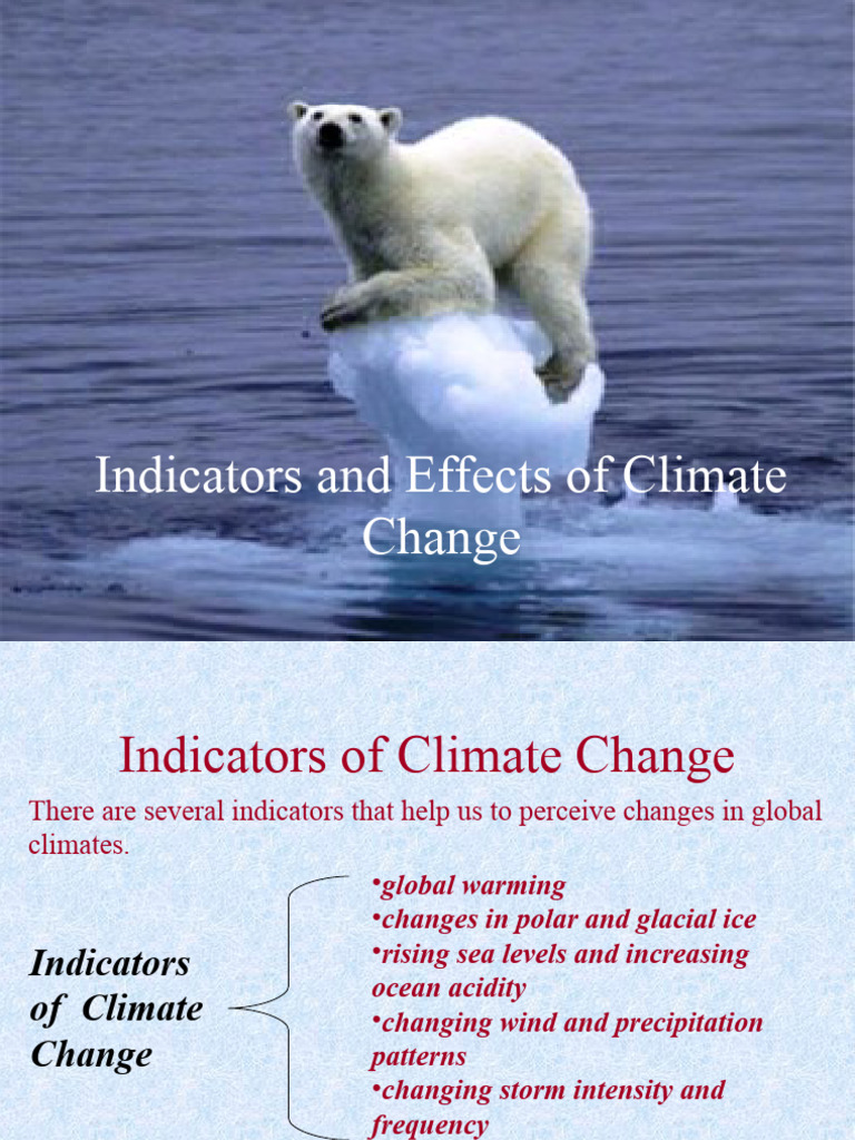Climate Change Indicators and Effects | PDF | Glacier | Climate Change