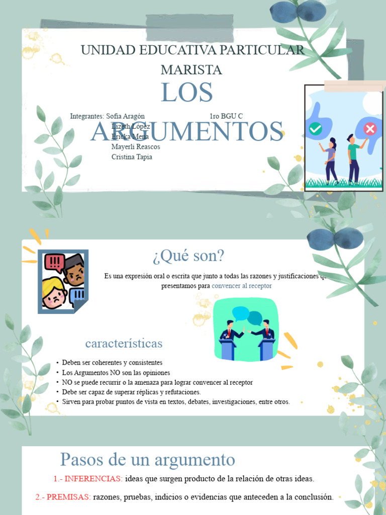 Los Argumentos | PDF | Argumento
