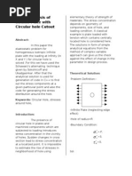 Download Stress Analysis of Plate With Hole by ketu009 SN75778040 doc pdf