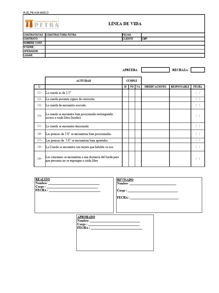 Formato de Check List Varios | PDF | Neumático | Camión