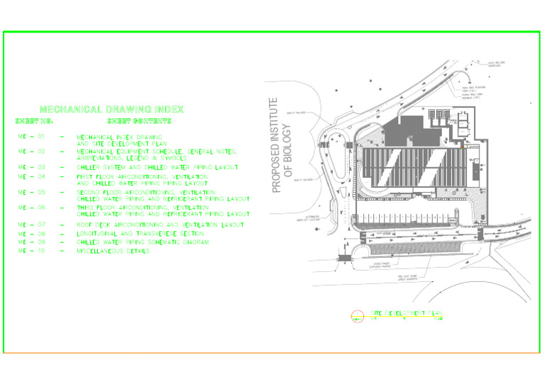 Biology Institute Blueprint | PDF | Manufactured Goods | Hydraulics