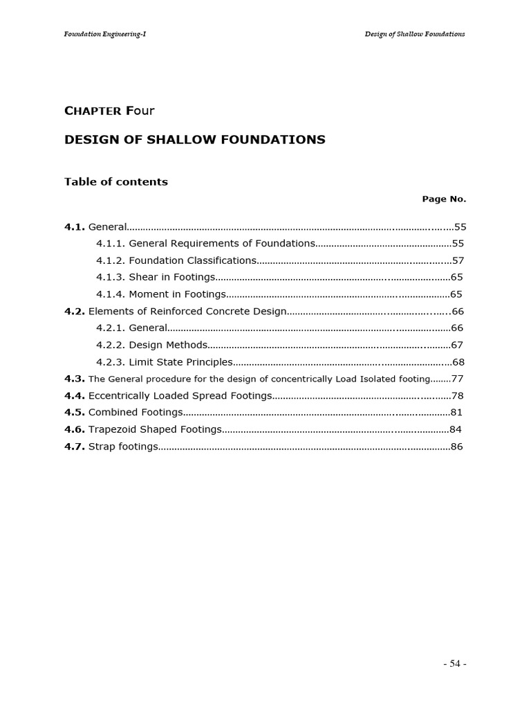 Shallow Foundation Design Guide | PDF | Foundation (Engineering) | Deep ...
