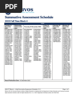 Eduvos 2025 Summative Exam Schedule | PDF