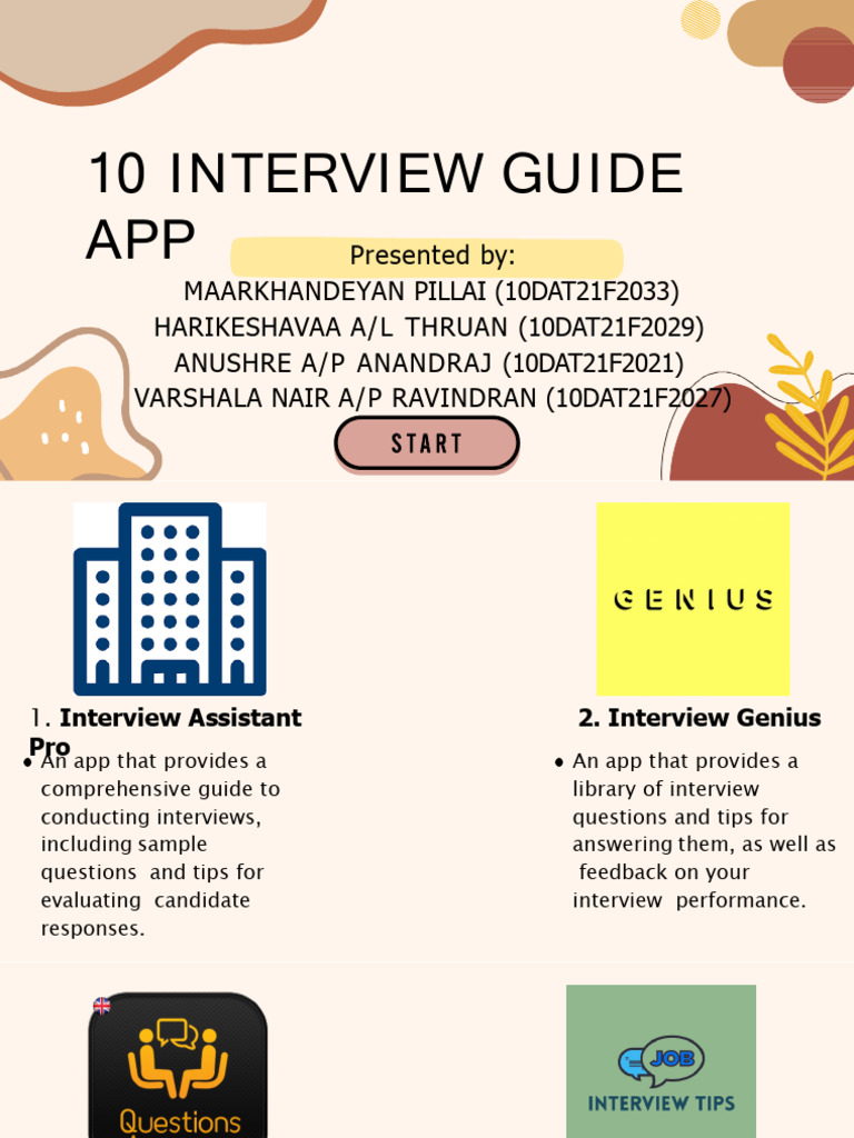 10 Interview Guide App | PDF | Leadership | Creativity