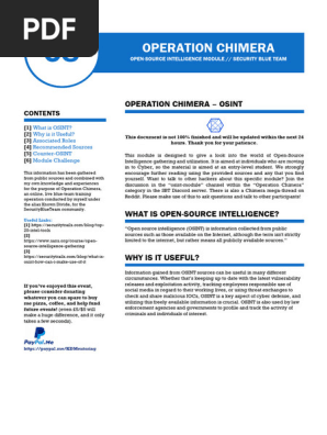 OSINT Training