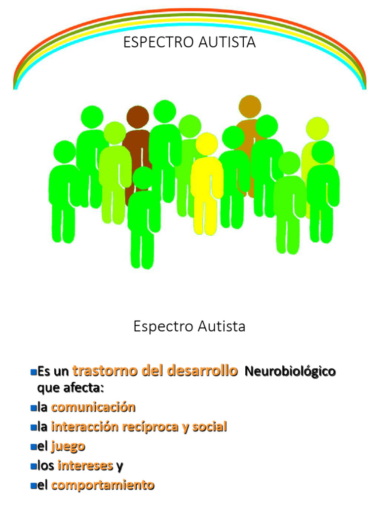 Trastornos del Espectro Autista: Guía Completa | PDF | Espectro autista ...