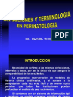 2° Clase - Terminologia en Perinatologia