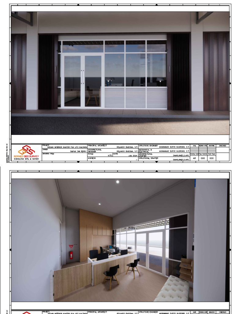 Desain Interior PLN UP3 KALTARA JLN Jelarai | PDF