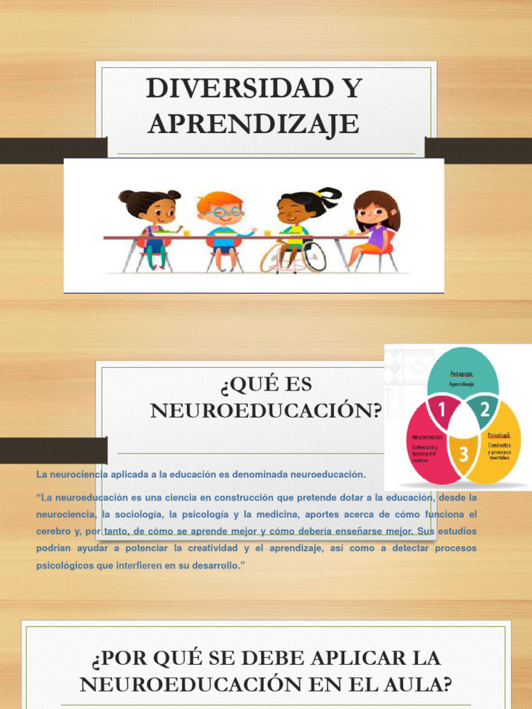 Neuroeducación y Diversidad en el Aula | PDF | Aprendizaje ...