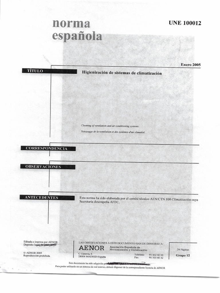 Une 100012 | PDF