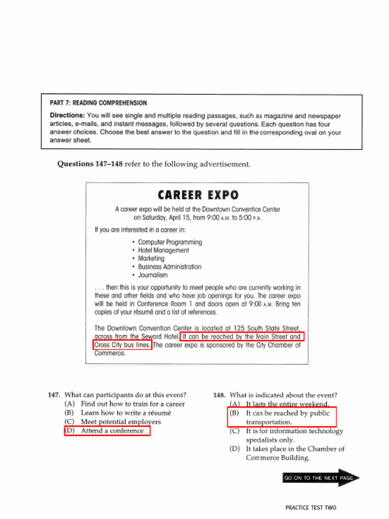 TEST 2 - Part 7 | PDF