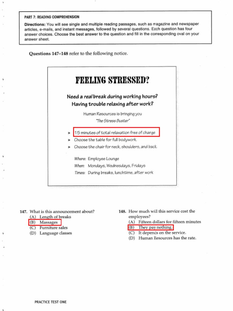TEST 1 - Part 7 | PDF