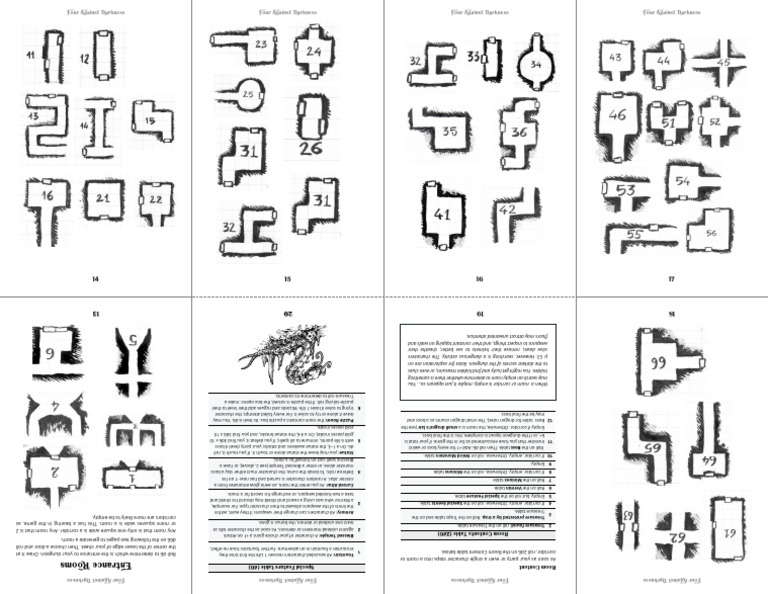 Dungeon Exploration in Four Against Darkness | PDF