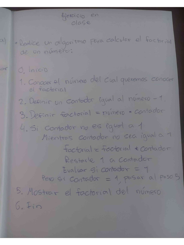 Ejercicio Algoritmos Pdf