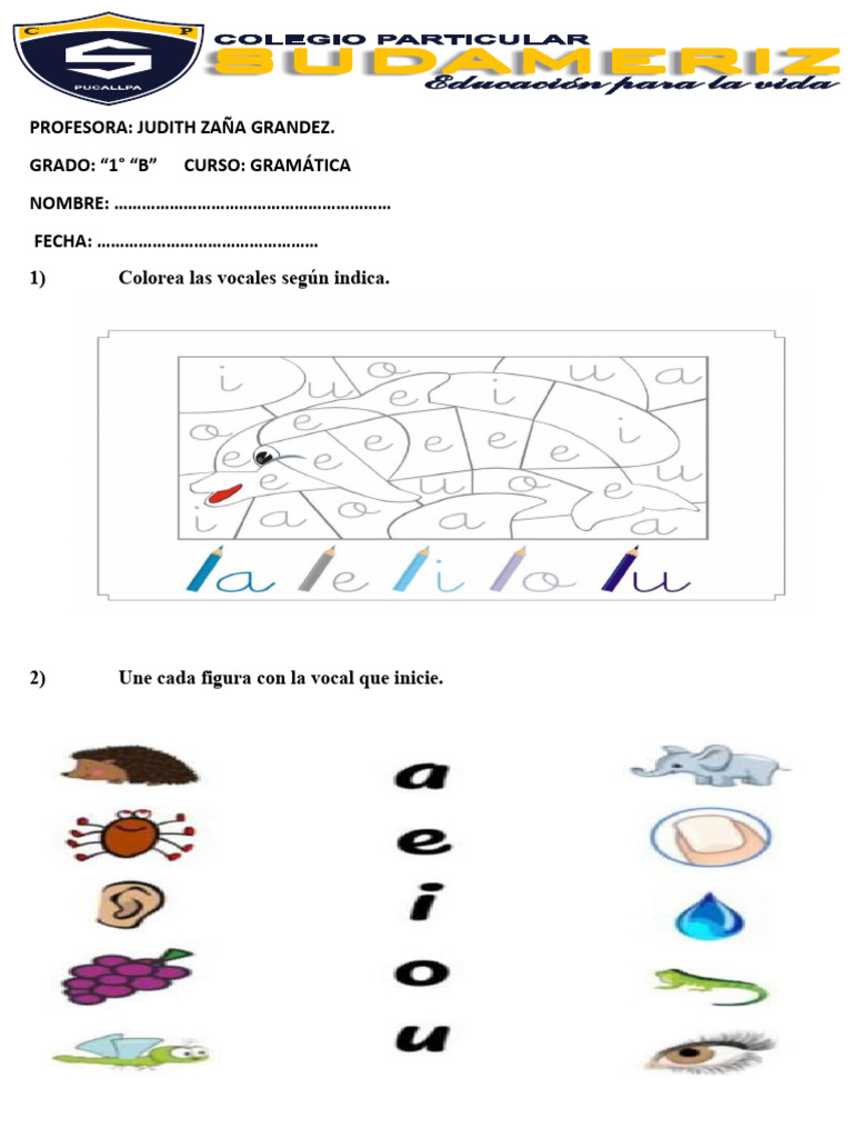 Exa - Unidad 1 Cherli | PDF | Estudios de idiomas extranjeros