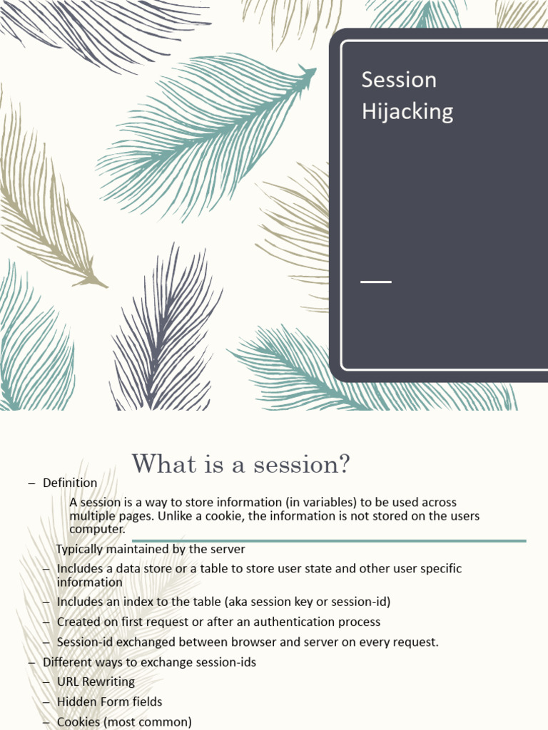 010 Session Hijacking | PDF | Http Cookie | Transport Layer Security
