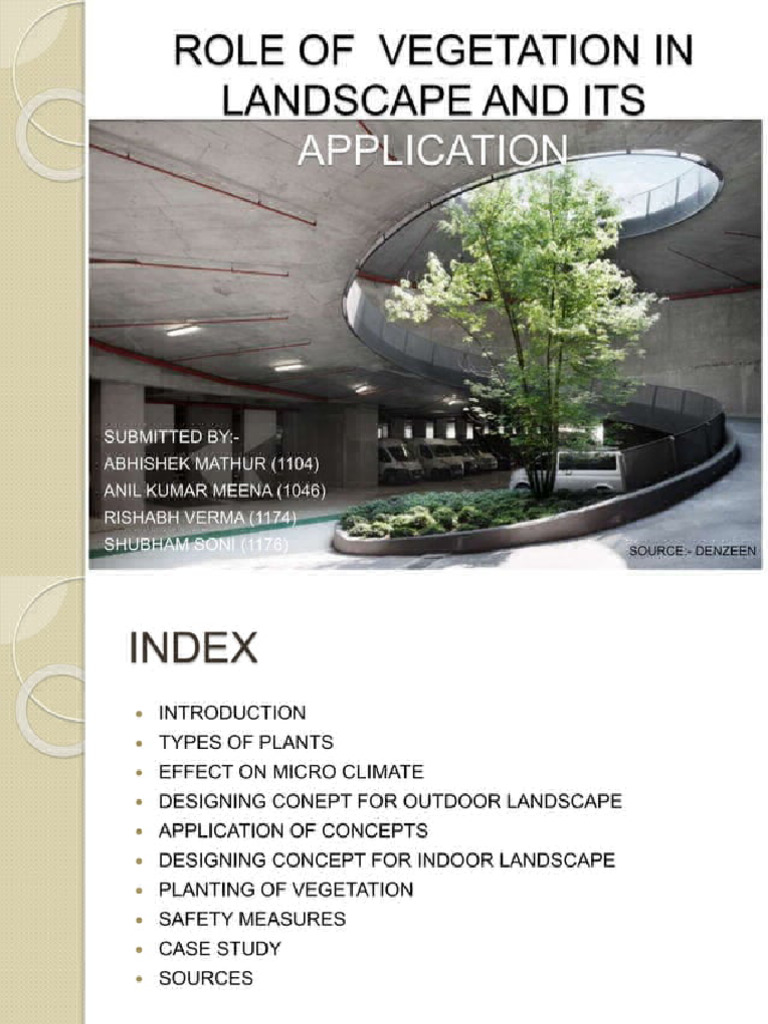 Landscape & Its Application | PDF