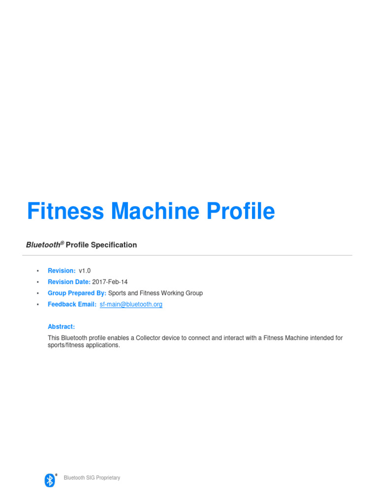 FTMP v1.0 | PDF | Bluetooth | Computing