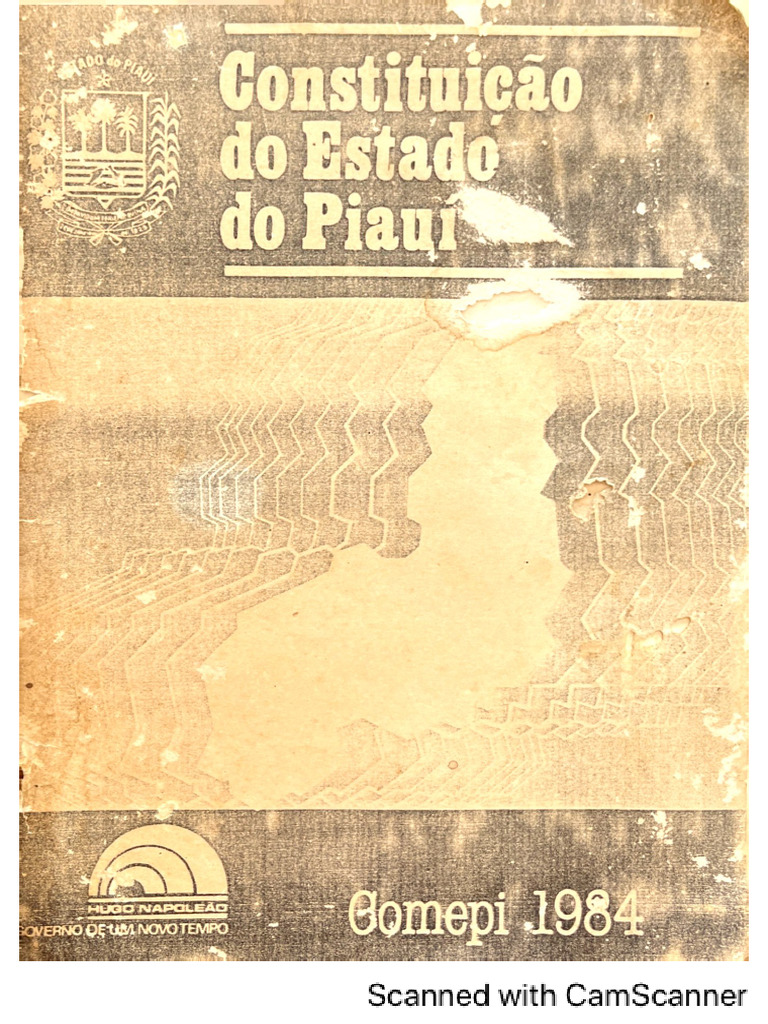 Constituição Do Piauí 1967 (Emendão de 1971) | PDF