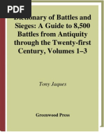 Dictionary of Battles & Sieges