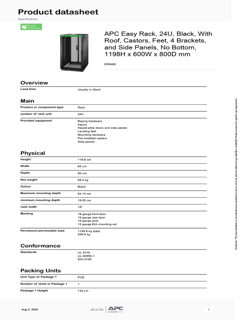 24U Rack for IT Professionals | PDF