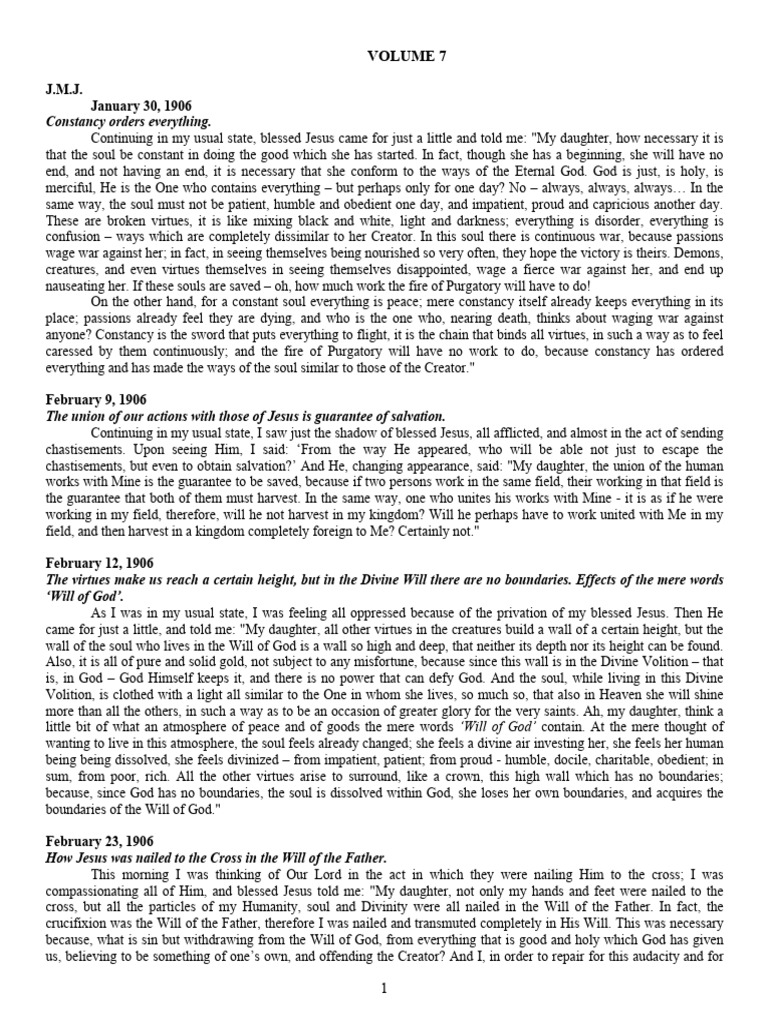 The Importance of Constancy in Faith | PDF | Jesus | Soul