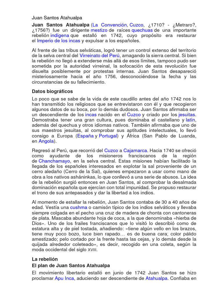 Juan Santos Atahualpa PDF - 1
