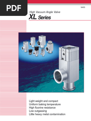 XL Series Vacuum Angle Valves
