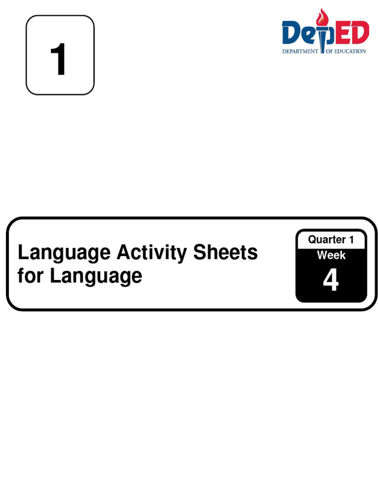 Language Las Q1 W4 Language V2 Pdf Learning Copyright