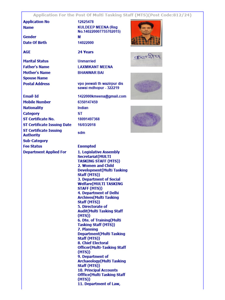 Kuldeep DSSB Mts | PDF | Government | Justice
